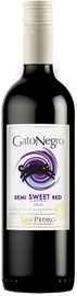 Вино красное полусладкое «Gato Negro Semi-Sweet Red» 2021 г.