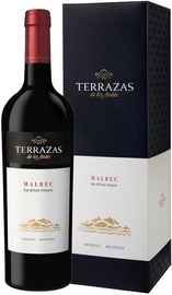 Вино красное сухое «Terrazas de Los Andes Malbec» 2016 г., в подарочной упаковке