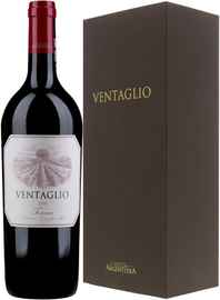 Вино красное сухое «Ventaglio» 2016 г., в подарочной упаковке