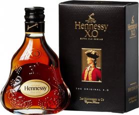 Коньяк французский «Hennessy XO, 0.05 л» в подарочной упаковке