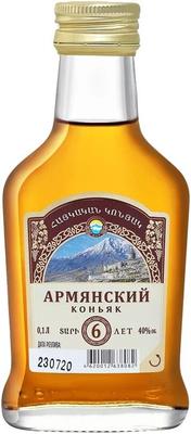Коньяк армянский «Armenian Brandy 6 Years Old, 0.1 л»