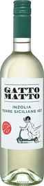 Вино белое сухое «Gatto Matto Inzolia Terre Siciliane Villa degli Olmi» 2021 г.