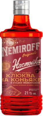 Настойка «Nemiroff Клюква на коньяке, 0.7 л»