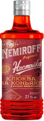 Настойка «Nemiroff Клюква на коньяке, 0.25 л»