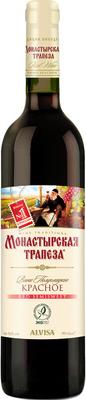 Вино столовое красное полусладкое «Монастырская трапеза»