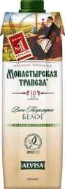 Вино столовое белое полусладкое «Монастырская трапеза, 3 л»