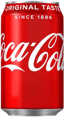 Напиток газированный «Coca-Cola» в жестяной банке