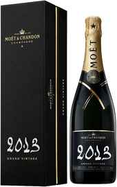 Шампанское белое брют «Moet & Chandon Grand Vintage» 2013 г., в подарочной упаковке