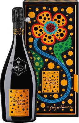 Шампанское белое брют «Veuve Clicquot La Grande Dame Limited Edition Design by Yayoi Kusama» 2012 г., в подарочной упаковке