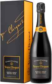 Шампанское белое экстра брют «Veuve Clicquot Extra Brut Extra Old» в подарочной упаковке
