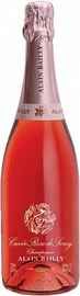 Шампанское розовое брют «Alain Bailly Rose De Serzy»