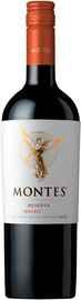 Вино красное сухое «Montes Reserva Malbec» 2021 г.