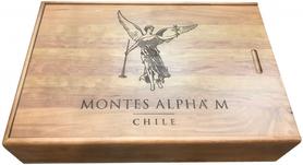 Винный набор «Montes Alpha M» 2019 г., сет из 6 бутылок в деревянной коробке