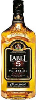 Виски шотландский «Finest Blended Scotch Whisky Label 5, 0.2 л»