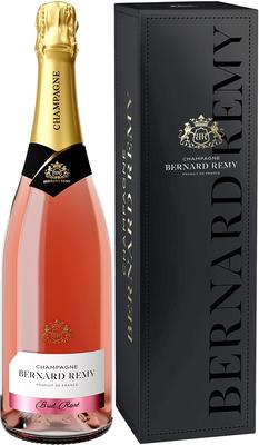 Шампанское розовое брют «Bernard Remy Rose» в подарочной упаковке