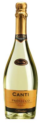 Вино игристое белое сухое «Canti Prosecco, 0.75 л» 2014 г.