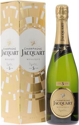 Шампанское белое брют «Jacquart Mosaique Signature» в подарочной упаковке