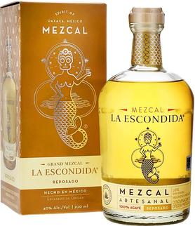 Мескаль «Grand Mezcal La Escondida Reposado» в подарочной упаковке