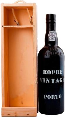 Портвейн «Kopke Vintage Porto» 1987 г., в деревянной коробке