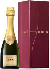 Шампанское белое брют «Krug Grande Cuvee 166eme Edition, 0.375 л» в подарочной упаковке