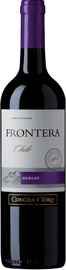 Вино красное полусухое «Frontera Merlot»