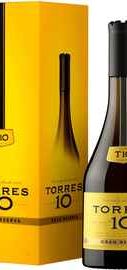 Бренди испанский «Torres 10 Gran Reserva» в подарочной упаковке