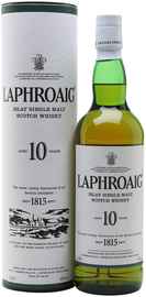 Виски шотландский «Laphroaig Malt 10 Years Old» в тубе