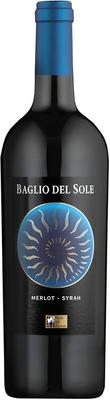 Вино красное сухое «Baglio del Sole Merlot Syrah» 2018 г.