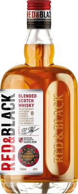 Виски российский «Red & Black Blended Scotch Whisky»