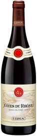 Вино красное сухое «E. Guigal Cotes du Rhone Rouge, 0.75 л» 2019 г.