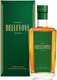 Виски французский «Bellevoye Finition Calvados» в подарочной упаковке