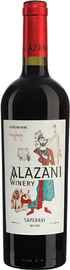 Вино красное сухое «Alazani Winery Saperavi» 2018 г.