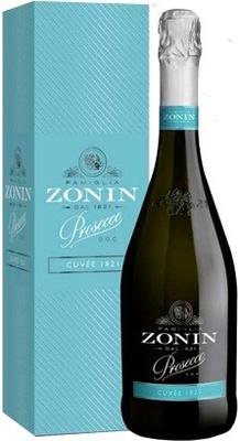 Вино игристое белое брют «Zonin Prosecco» 2021 г., в подарочной упаковке