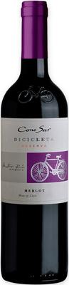 Вино красное полусухое «Cono Sur Bicicleta Merlot» 2021 г.