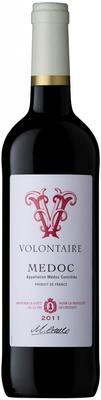 Вино красное сухое «Volontaire Medoc» 2011 г.