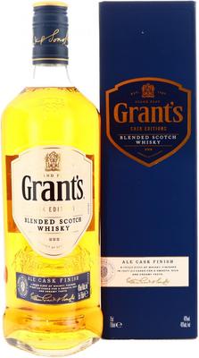 Виски шотландский «Grant's Ale Cask Finish» в подарочной упаковке