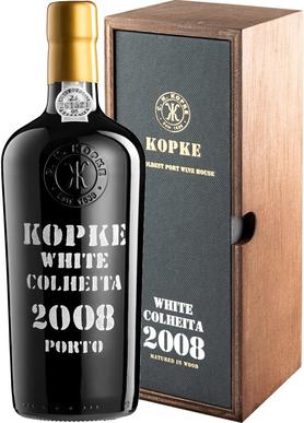 Портвейн сладкий «Kopke Colheita White Porto» 2008 г., в деревянной подарочной коробке