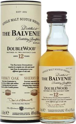 Виски шотландский «Balvenie Doublewood 12 Years Old, 0.05 л» в тубе