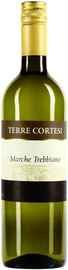 Вино белое полусладкое «Terre Cortesi Trebbiano» 2021 г.