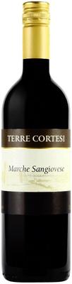 Вино красное полусладкое «Terre Cortesi Sangiovese» 2021 г.