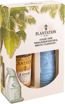 Ром «Plantation 3 Stars» в подарочной коробке с тики-кружкой