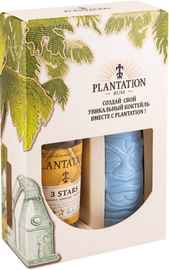 Ром «Plantation 3 Stars» в подарочной коробке с тики-кружкой