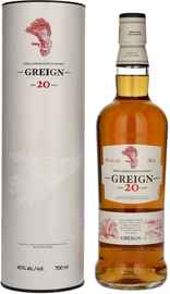 Виски шотландский «Greign 20 Years Old» в тубе