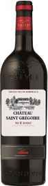 Вино красное сухое «Calvet Chateau Saint Gregoire» 2021 г.