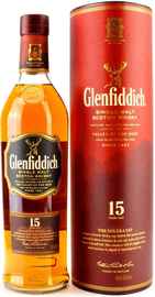 Виски шотландский «Glenfiddich 15 Years Old, 0.5 л» в тубе