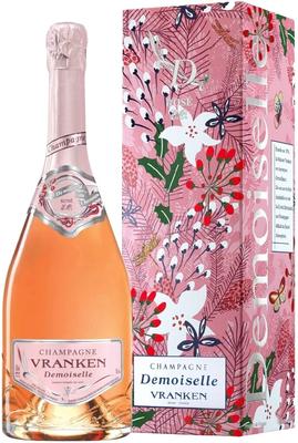 Шампанское розовое брют «Vranken Demoiselle» 2018 г., в подарочной упаковке
