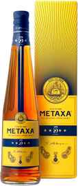 Бренди «Metaxa 5 Stars» в подарочной упаковке