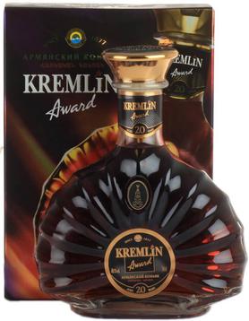 Коньяк армянский «Kremlin Award 20 Years Old, 0.5 л» в подарочной упаковке