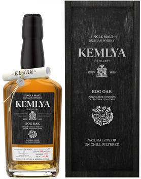 Виски «Kemlya Bog Oak» в деревянной коробке