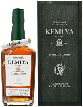 Виски «Kemlya Madeira Wood» в деревянной коробке